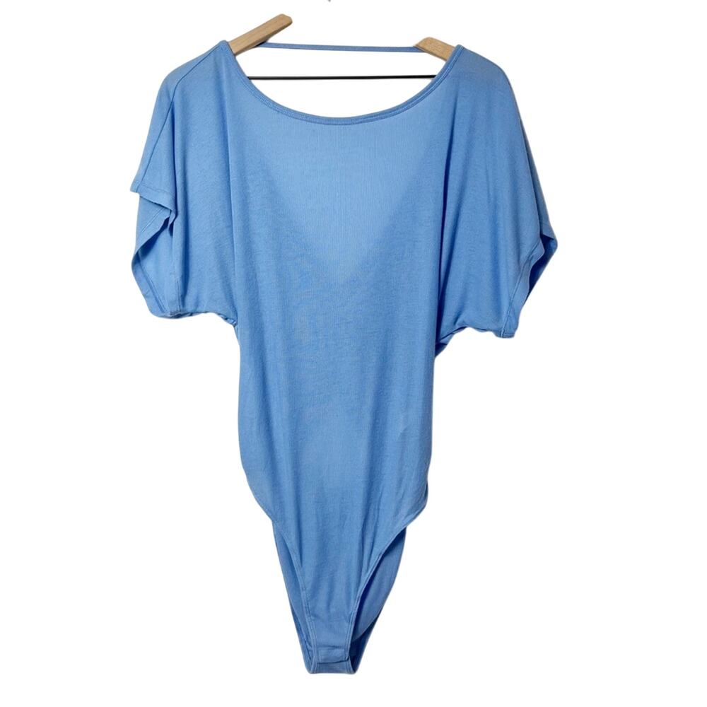 Free People Blue Women Bodysuit Size Medium Brand New No Tags